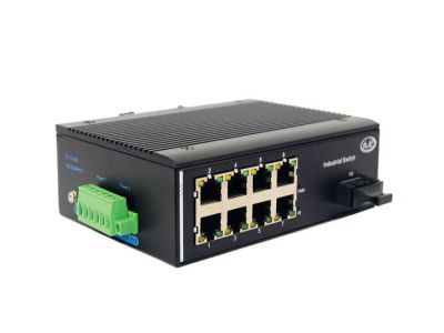 BT品牌百兆1光8电工业级以太网交换机 BT品牌百兆1光8电工业级以太网交换机
