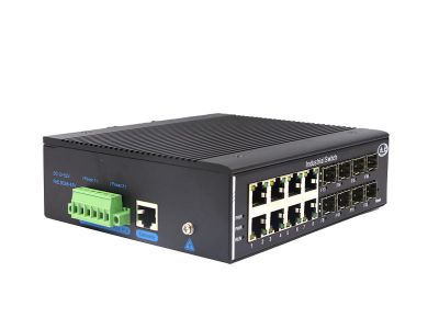 BT品牌千兆8光8电管理型工业交换机 BT品牌千兆8光8电管理型工业交换机